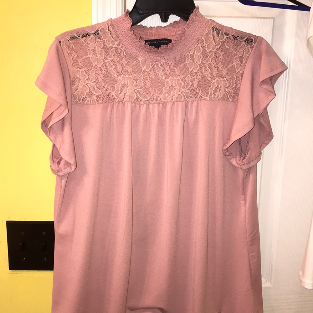A lace top.